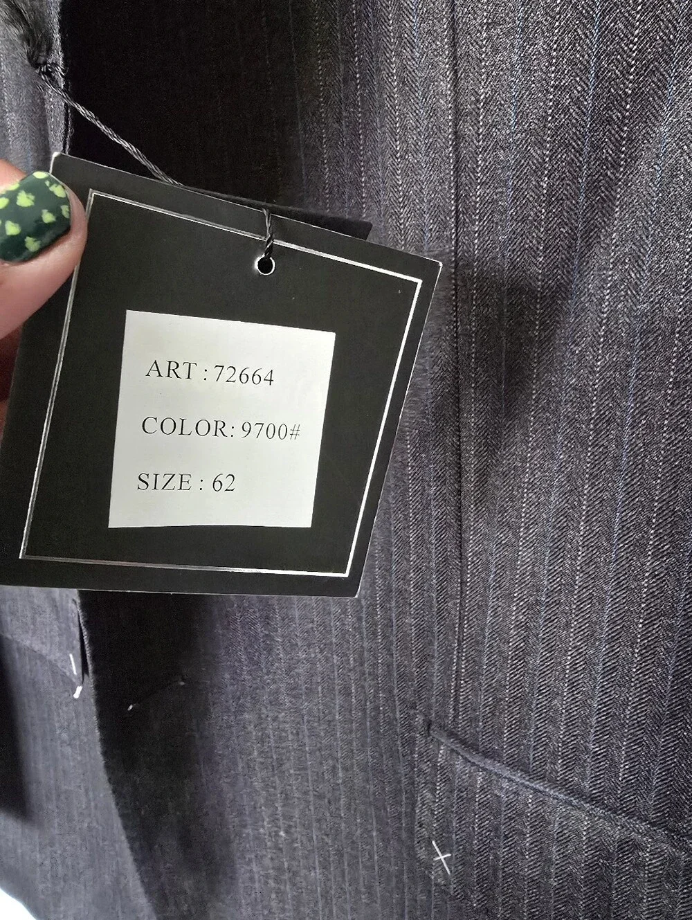 Abito Sartoriale Herringbone Mens Blazer Size 62 NEW